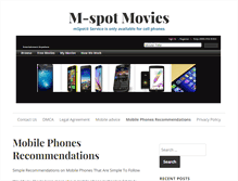 Tablet Screenshot of mspotmovies.com